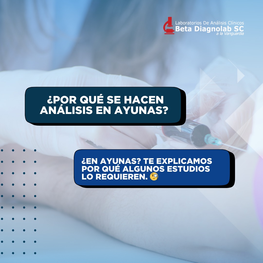 ¿Te han pedido acudir en ayunas para un análisis de sangre y no sabes por qué? 🤔