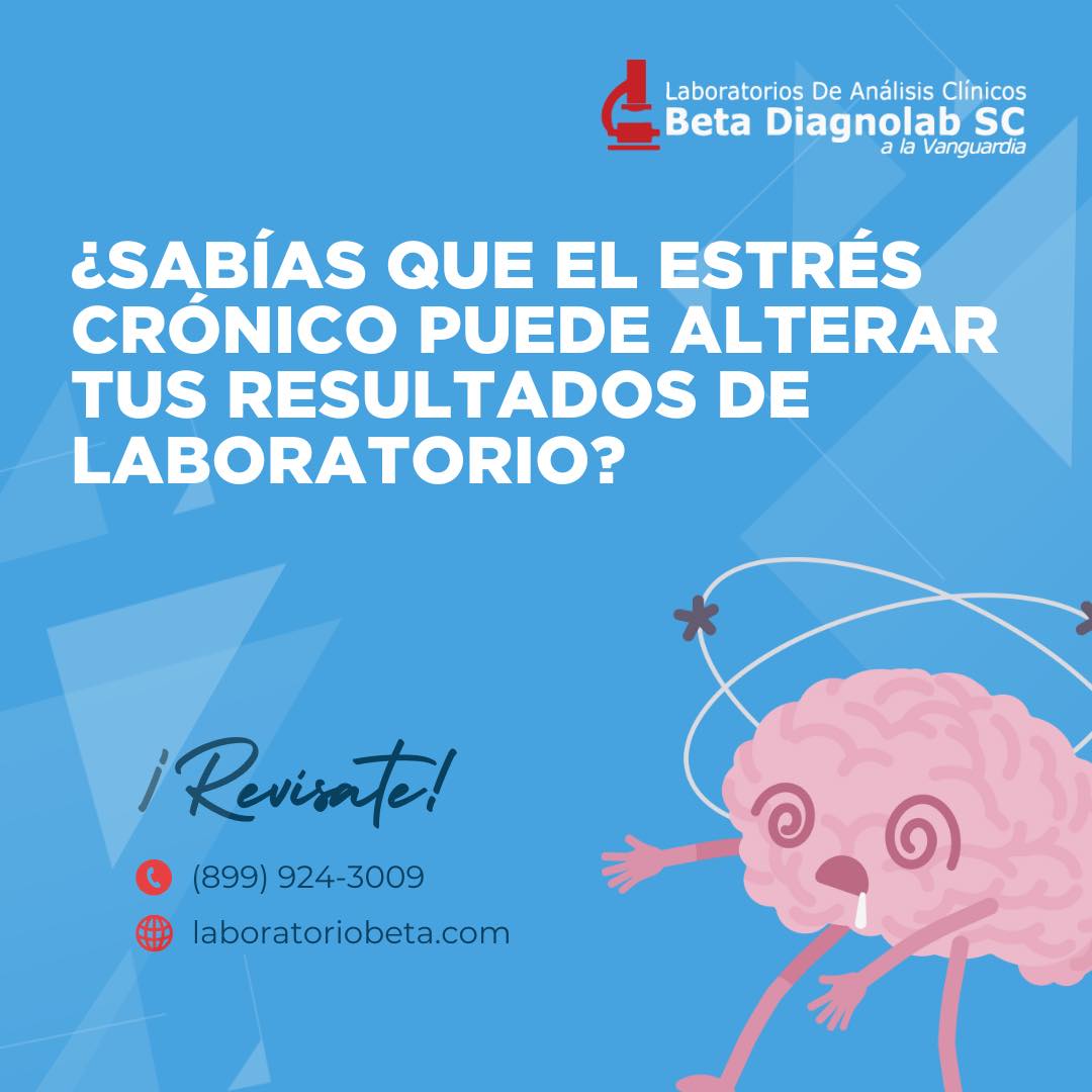 ¿Sabías que el estrés no solo afecta tu mente, sino también tus resultados de laboratorio? 😵‍💫🧠